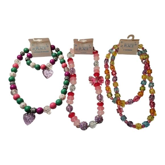 The Children's Place Necklace Sets 3 New Pieces 4+ Years Old - Picture 1 of 6